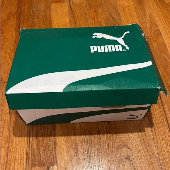 Puma White and Pink Floral Sneakers - Picture 4 of 6